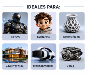 Banner promocional de Linktex CR sobre diseño y venta de modelos 3D para videojuegos, impresión 3D, animación y realidad virtual.